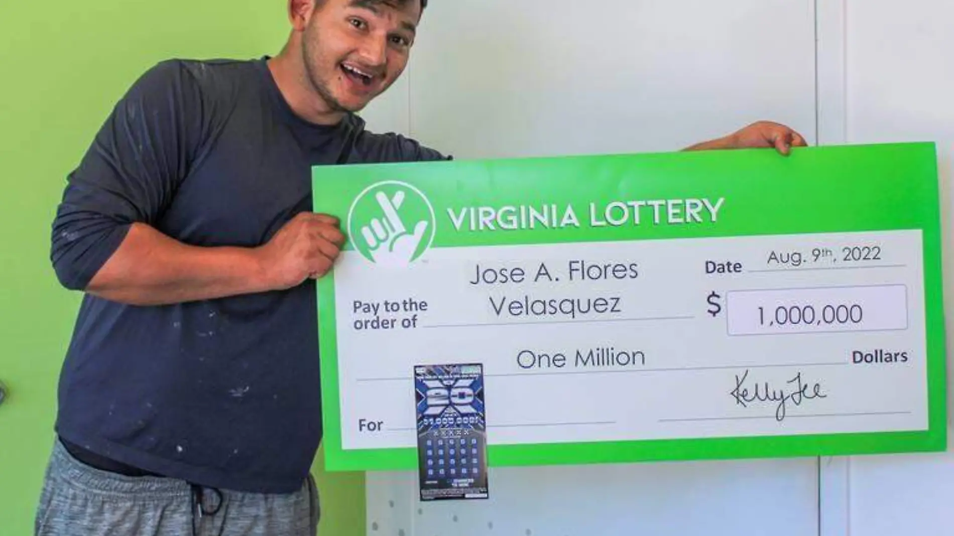 Creyó ganar 600 dólares en la lotería y en realidad ganó un millón de dólares